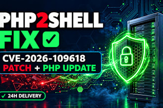 fix php2shell vulnerability, patch, upgrade and secure your PHP server