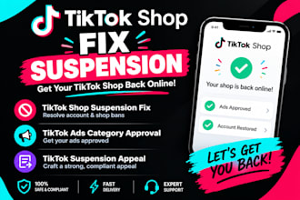 fix tiktok shop suspension,tiktok ads category approval tiktok suspension appeal