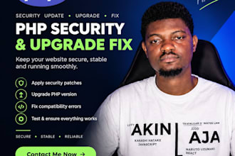 patch PHP security vulnerabilities and fix upgrade errors