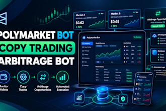 develop a polymarket copy trading and arbitrage bot