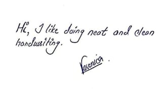 write neat and clear handwritten notes