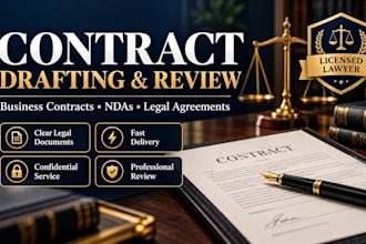 draft and review business contracts and legal agreements