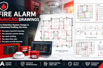 fire alarm fire detection system design and floor plans