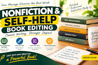 copy edit and proofread your nonfiction book