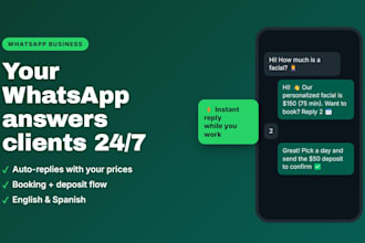 set up whatsapp business auto replies and quick answers for your business