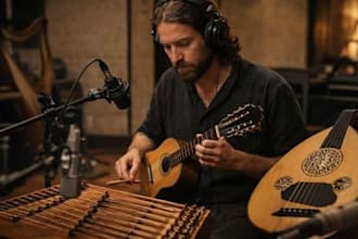 record live shofar, qanun, ney, clarinet and accordion for your track