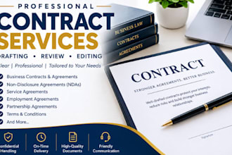 draft legal documents, agreements, nda, business agreement