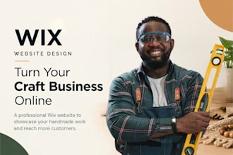 create a wix artisan website with full functionality