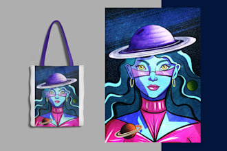 create custom illustrated artwork for your merchandise