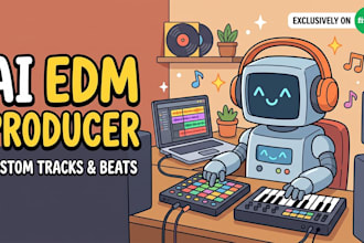 create ai generated edm tracks