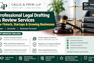 draft and review legal contracts, ndas, and agreements with legal documents