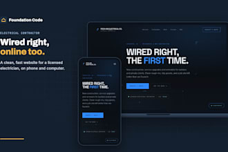 build a fast, modern website for your local business that gets calls