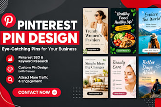 design high quality pinterest pins
