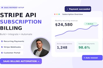 build stripe api subscription billing webhooks customer portal saas billing