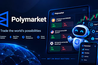 build automated kalshi bot, algo trading bot, robinhood bot, polymarket bot