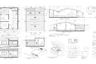 draw 2d floor plans, house, shed, adu, garage, deck