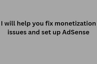 help you fix monetization issues and set up adsense
