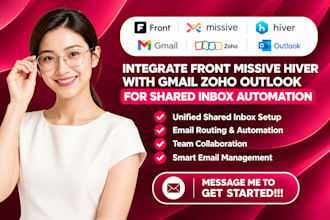integrate front missive hiver with gmail zoho outlook for shared inboxautomation