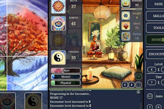design game UI, hud, gui, game interface and 2d game assets