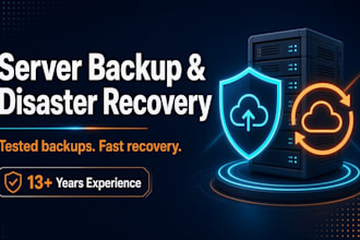 design and fix windows server disaster recovery hyperv and failover clusters