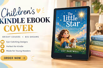 create a children kindle ebook cover