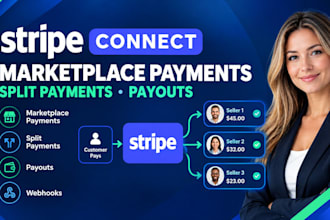 integrate stripe connect for marketplace payments and payouts