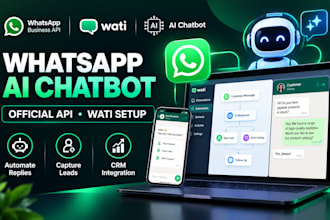 setup official whatsapp business api whatsapp chatbot wati, whatsapp ai chatbot