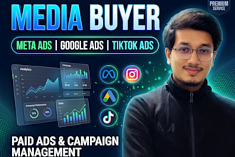 be your media buyer to run paid marketing ads
