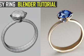 jewelry cad model engagement ring 3d model printable ring bundle wax carving stl
