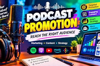 promote your podcast with a targeted marketing plan