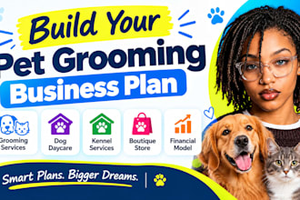 mobile pet grooming business plan dog daycare kennel boutique financial model