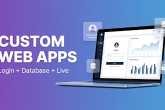 do custom website development, full stack development, front end and back end
