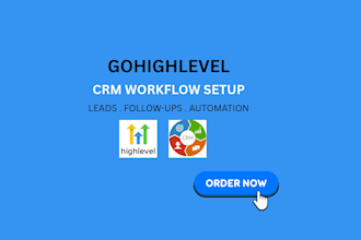 set up gohighlevel CRM workflows and lead follow up automation