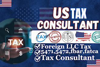 prepare us tax return, llc tax, us tax forms, 1120, 1040, 5472, 1099