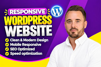 build wordpress website, wordpress business website and wordpress blog website