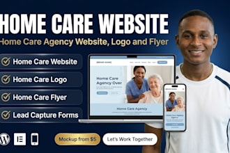 home care website, home care agency website, home care logo