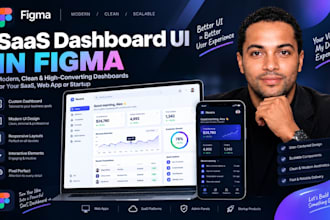design saas dashboard web app interfaces UI UX admin panel in figma