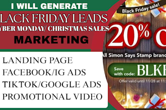 setup facebook ads for black friday, cyber monday, christmas sales google ads