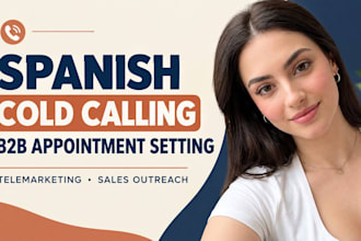 spanish cold calling appointment setting b2b telemarketing b2b cold calling