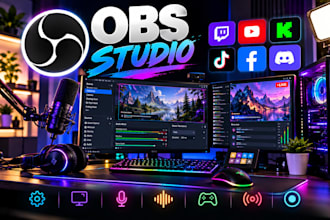 setup obs studio, streaming, recording, twitch, youtube stream obs optimization
