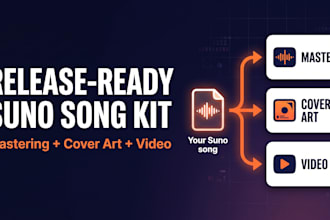 turn your suno ai song into a release ready kit with cover art and video