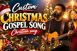 write and produce a custom gospel christmas song