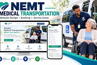 build nemt website for medical transportation and wheelchair transport