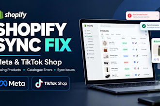 fix shopify meta and tiktok shop catalog sync errors