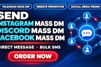 send instagram mass dm discord mass dm facebook mass dm direct message bulk sms