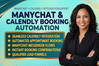 setup manychat automation with calendly integration for booking