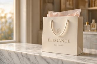 design modern and attractive paper shopping bags