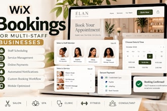 set up advanced wix bookings for multi staff businesses