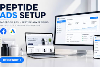 setup peptide facebook ads peptide ads peptide advertising peptide SEO