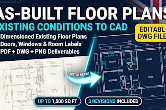 create as built and existing condition house drawings